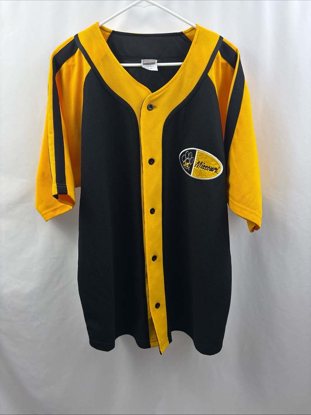 Vintage Mizzou Missouri Tigers Baseball Jersey  Size XL Men’s Retro Paw